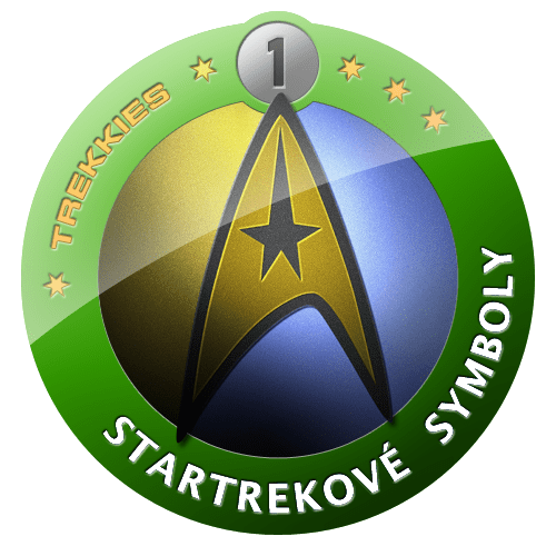 Odznáček - Startrekové symboly