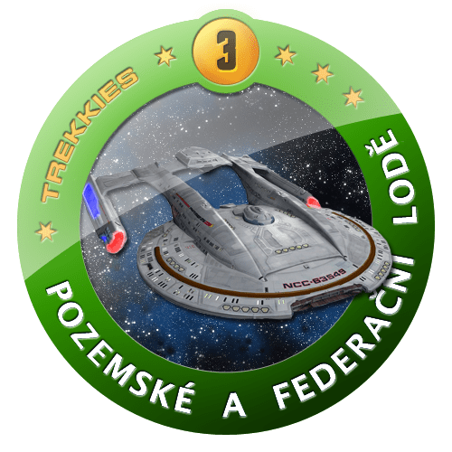 Odznáček - Pozemské a federační lodě