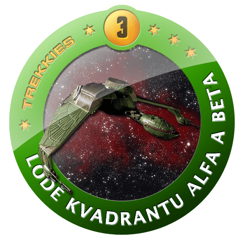 Odznáček - Lodě kvadrantu Alfa a Beta