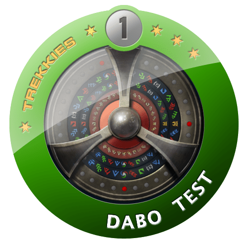 Odznáček - Dabo test