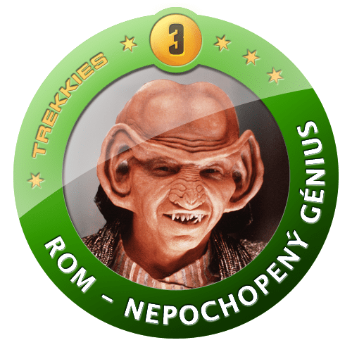 Odznáček - Rom - nepochopený génius