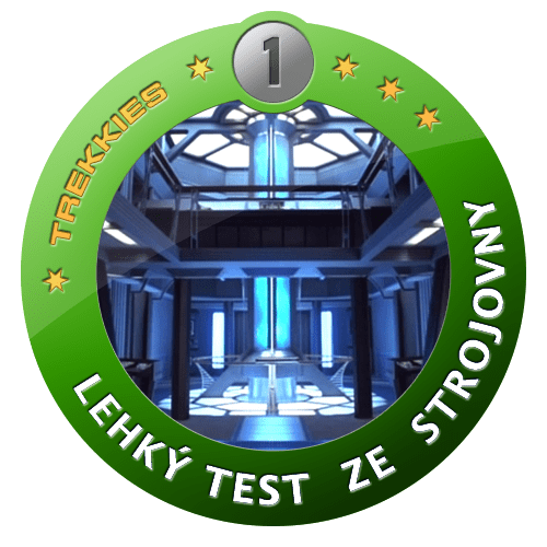 Odznáček - Lehký test ze strojovny