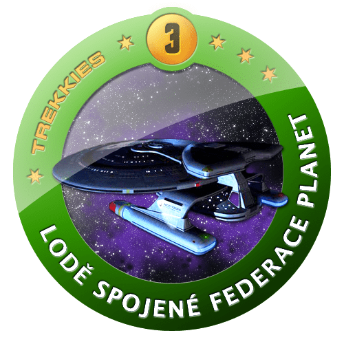 Odznáček - Lodě Spojené Federace Planet