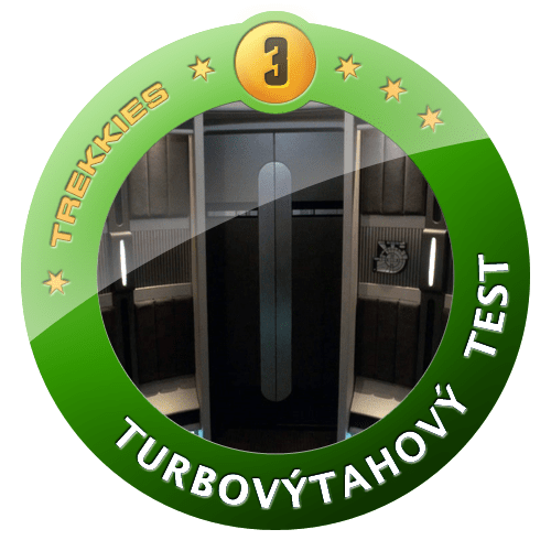 Odznáček - Turbovýtahový test
