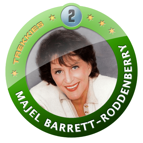 Odznáček - Majel Barrett-Roddenberry
